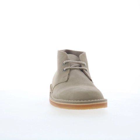 Clarks Bushacre 3 26176933 Mens Beige Suede Lace Up Chukkas Boots