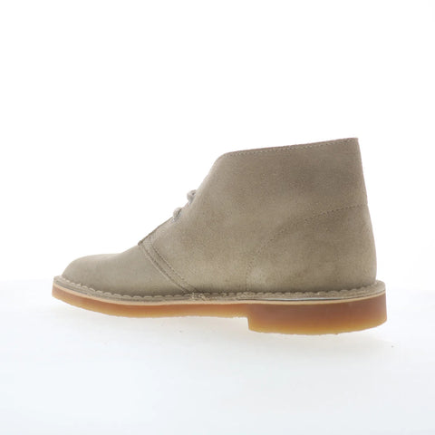 Clarks Bushacre 3 26176933 Mens Beige Suede Lace Up Chukkas Boots