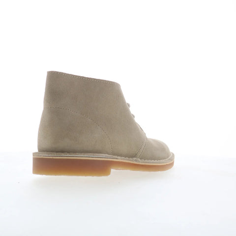 Clarks Bushacre 3 26176933 Mens Beige Suede Lace Up Chukkas Boots