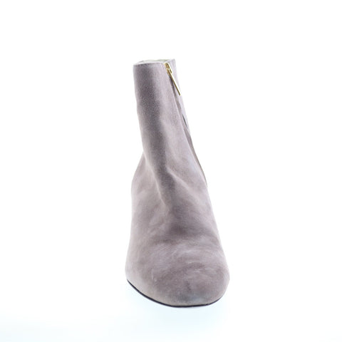 Bruno Magli Vinny BW2VINO3 Womens  Gray Suede Zipper Casual Dress Boots