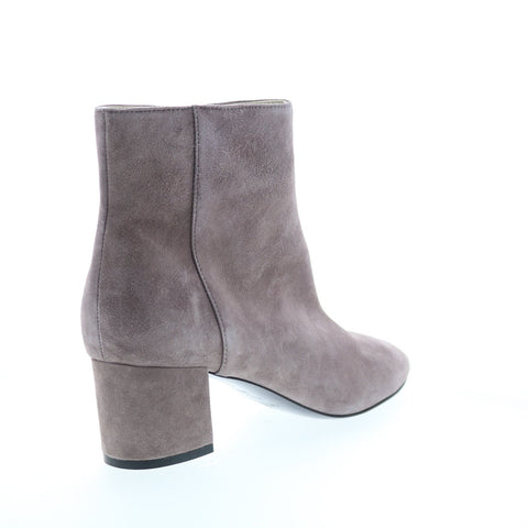 Bruno Magli Vinny BW2VINO3 Womens  Gray Suede Zipper Casual Dress Boots