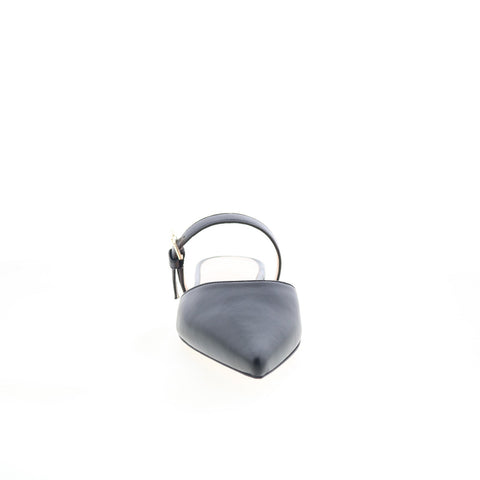 Bruno Magli Pasha BW4PASA0 Womens Black Leather Mule Flats Shoes