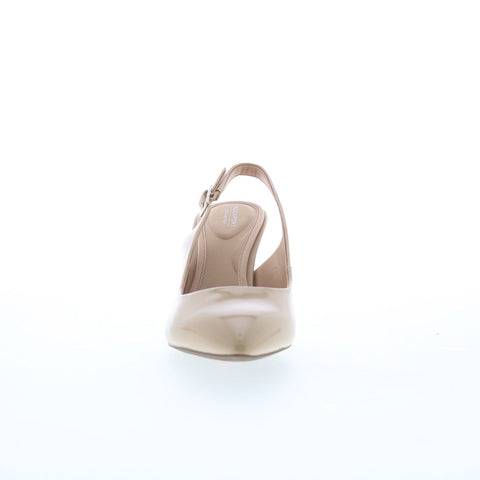 Rockport Total Motion 75MM Slingback BX1902 Womens Beige Strap Heels Shoes