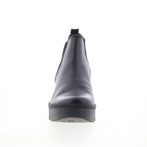 Fly London Byne BYNE349FLY-000 Womens Black Leather Slip On Chelsea Boots