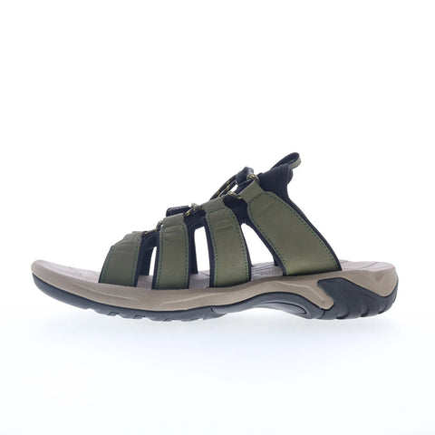 Rockport Byron Bungee Slide Mens Green Wide Synthetic Slides Sandals Shoes