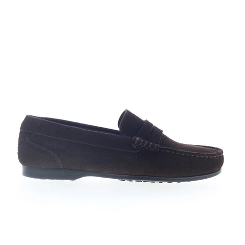 Sebago Byron Suede 70016Z0-901 Mens Brown Loafers & Slip Ons Penny Shoes
