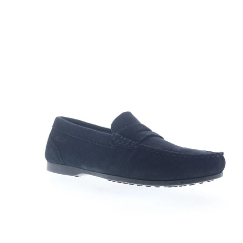 Sebago Byron Suede 70016Z0-908 Mens Blue Loafers & Slip Ons Penny Shoes