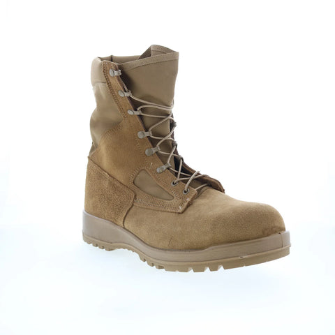 Belleville Hot Weather Steel Toe Made In USA Mens Brown Wide Tactical Boots