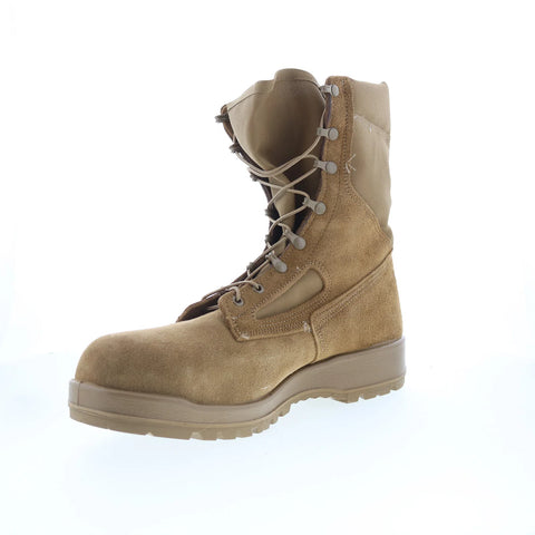 Belleville Hot Weather Steel Toe Made In USA Mens Brown Wide Tactical Boots
