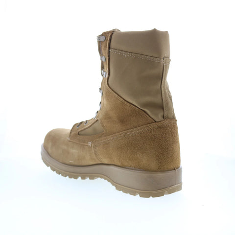 Belleville Hot Weather Steel Toe Made In USA Mens Brown Wide Tactical Boots
