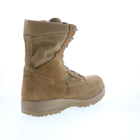 Belleville Hot Weather Steel Toe Made In USA Mens Brown Wide Tactical Boots