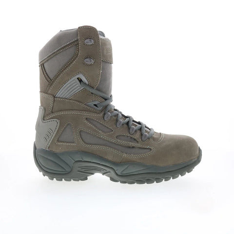 Converse Boot C8990 Womens Gray Wide Suede Lace Up Tactical Boots