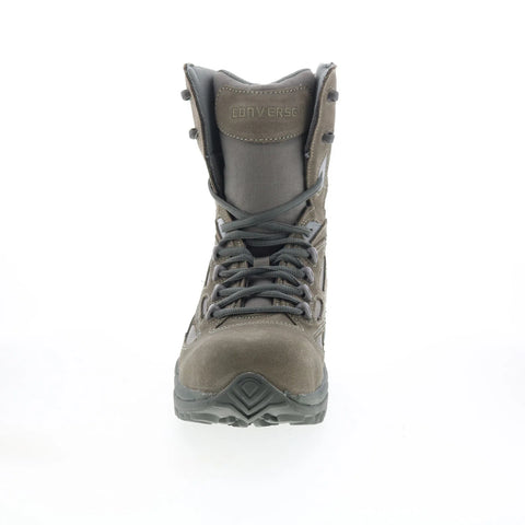 Converse Boot C8990 Womens Gray Wide Suede Lace Up Tactical Boots