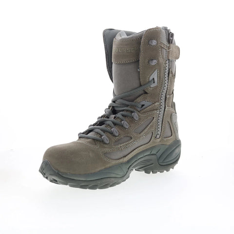 Converse Boot C8990 Womens Gray Wide Suede Lace Up Tactical Boots