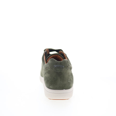 Aetrex Courtney CA104 Womens Green Wide Suede Lifestyle Sneakers Shoes