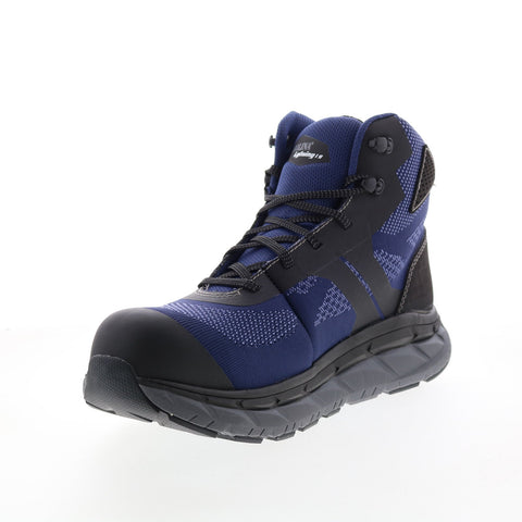 Carolina Align Voltrex Composite Toe Hi Mens Blue Wide Athletic Work Shoes