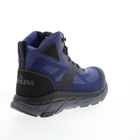 Carolina Align Voltrex Composite Toe Hi Mens Blue Wide Athletic Work Shoes