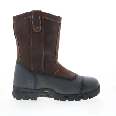Carolina Composite Toe Waterproof Mens Brown Wide Work & Safety Boots