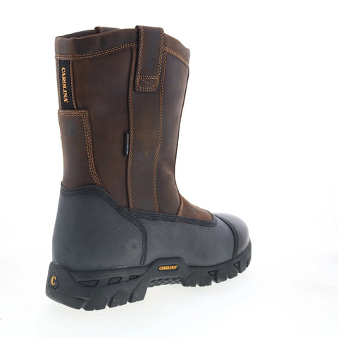 Carolina Composite Toe Waterproof Mens Brown Wide Work & Safety Boots