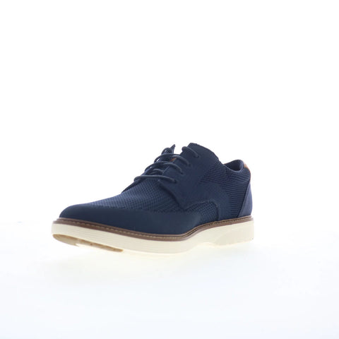 Rockport Cacey 2 RMCACEY2 Mens Blue Canvas Oxfords & Lace Ups Plain Toe Shoes
