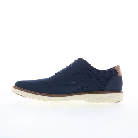Rockport Cacey 2 RMCACEY2 Mens Blue Canvas Oxfords & Lace Ups Plain Toe Shoes