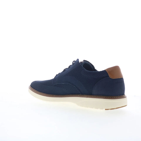 Rockport Cacey 2 RMCACEY2 Mens Blue Canvas Oxfords & Lace Ups Plain Toe Shoes