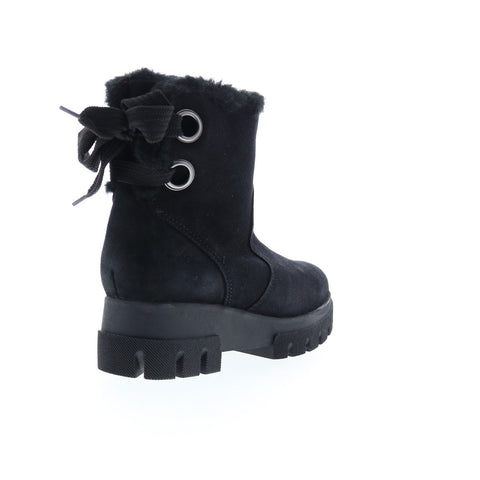 Bos. & Co. Cachet Womens Black Suede Zipper Casual Dress Boots