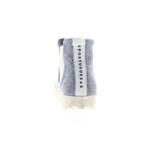 Asportuguesas Caia CAIA084ASP-000 Womens Gray Slip On Chelsea Boots