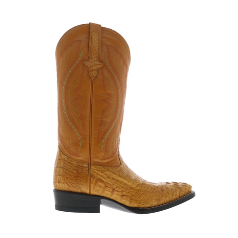 Ferrini Caiman Body X-Toe 1043101 Mens Brown Wide Cowboy Western Boots