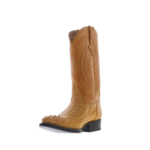 Ferrini Caiman Body X-Toe 1043101 Mens Brown Wide Cowboy Western Boots