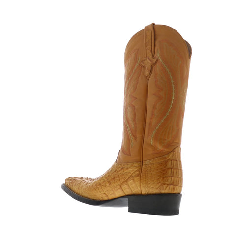 Ferrini Caiman Body X-Toe 1043101 Mens Brown Wide Cowboy Western Boots