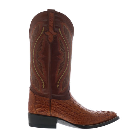 Ferrini Caiman Body X-Toe 1043102 Mens Brown Wide Cowboy Western Boots