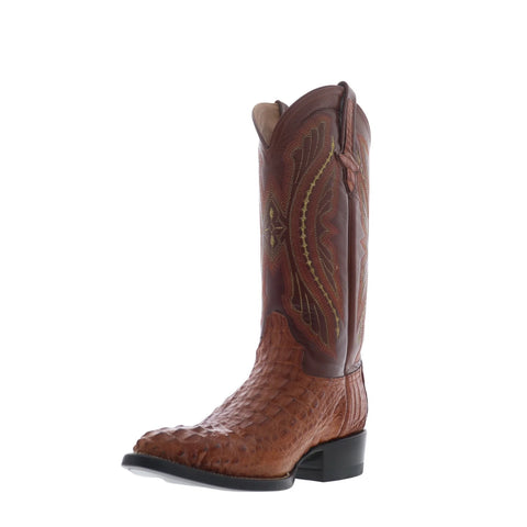Ferrini Caiman Body X-Toe 1043102 Mens Brown Wide Cowboy Western Boots