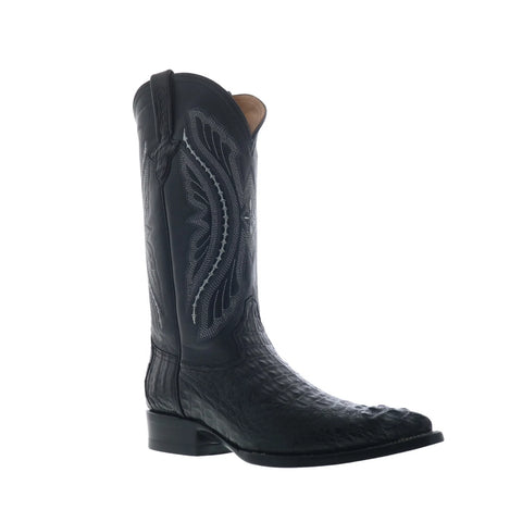Ferrini Caiman Body X-Toe 1043104 Mens Black Wide Cowboy Western Boots