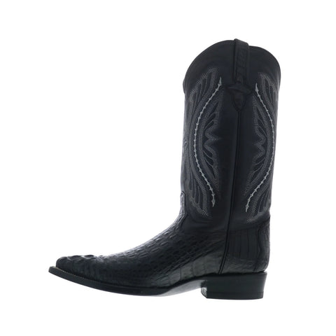 Ferrini Caiman Body X-Toe 1043104 Mens Black Wide Cowboy Western Boots