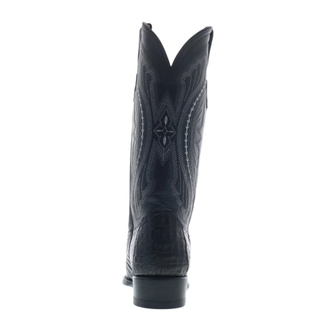 Ferrini Caiman Body X-Toe 1043104 Mens Black Wide Cowboy Western Boots