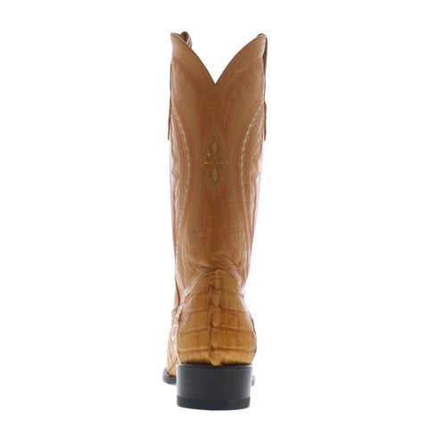 Ferrini Caiman Tail X-Toe 1033101 Mens Brown Leather Cowboy Western Boots
