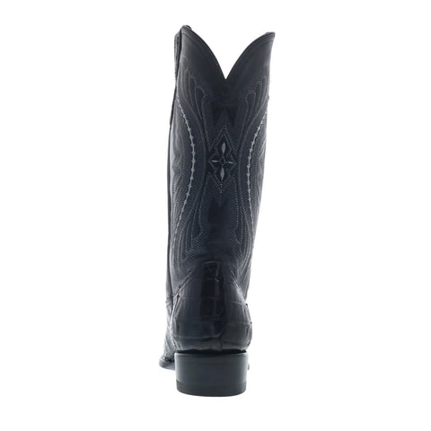 Ferrini Caiman Tail X-Toe 1033104 Mens Black Leather Cowboy Western Boots