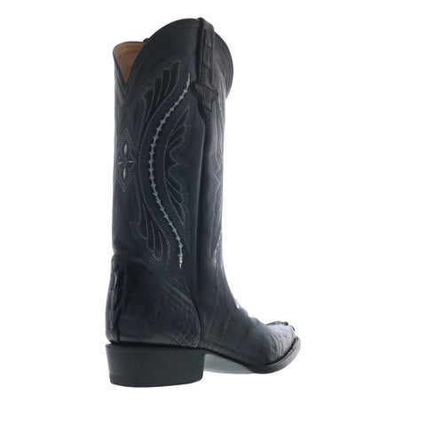 Ferrini Caiman Tail X-Toe 1033104 Mens Black Leather Cowboy Western Boots