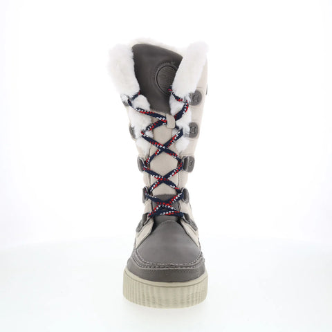 Pajar Caityn 57659 Womens Beige Suede Zipper Mid Calf Boots
