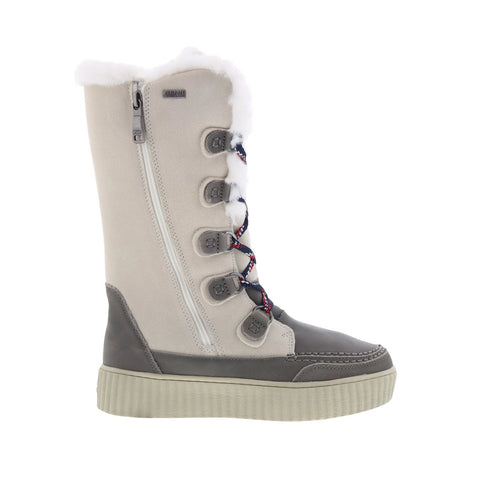 Pajar Caityn 57659 Womens Beige Suede Zipper Mid Calf Boots