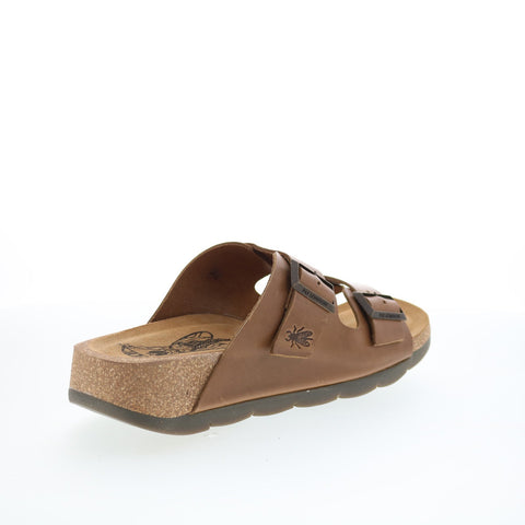 Fly London Caja CAJA721FLY-005 Womens Brown Slides Sandals Shoes