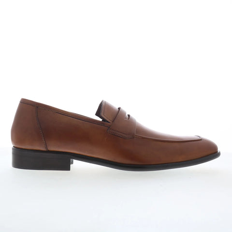 Mezlan Calfskin Penny 21522 Mens Brown Loafers & Slip Ons Penny Shoes