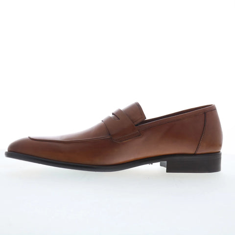 Mezlan Calfskin Penny 21522 Mens Brown Loafers & Slip Ons Penny Shoes