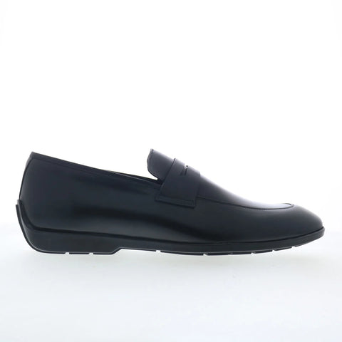 Mezlan Calfskin Penny 30107 Mens Black Loafers & Slip Ons Penny Shoes