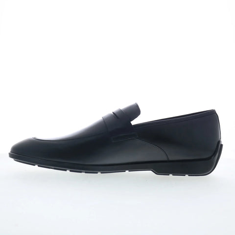 Mezlan Calfskin Penny 30107 Mens Black Loafers & Slip Ons Penny Shoes