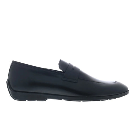 Mezlan Calfskin Penny 30107 Mens Black Loafers & Slip Ons Penny Shoes