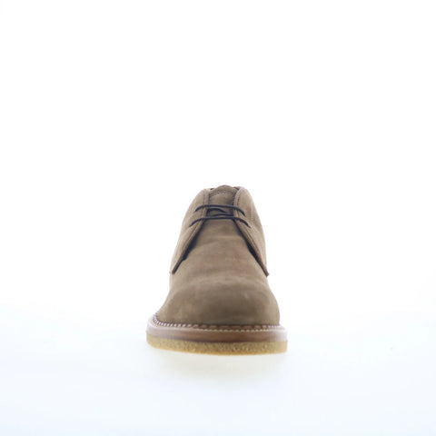 Di Bianco Calgara Suede Mens Beige Suede Lace Up Chukkas Boots