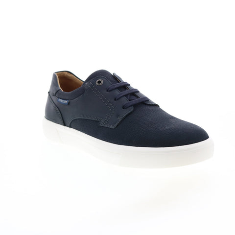 Mephisto Calisto Mens Blue Leather Lace Up Lifestyle Sneakers Shoes