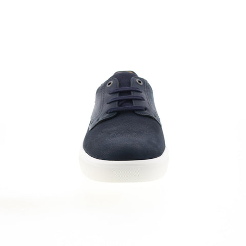 Mephisto Calisto Mens Blue Leather Lace Up Lifestyle Sneakers Shoes